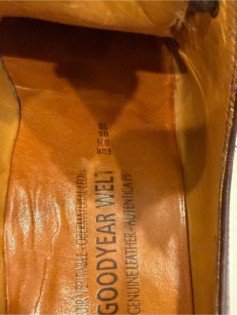 Mephisto Men's Melchior Captoe Oxford Brown Leather Goodyear Welt Sz 10 EUC
